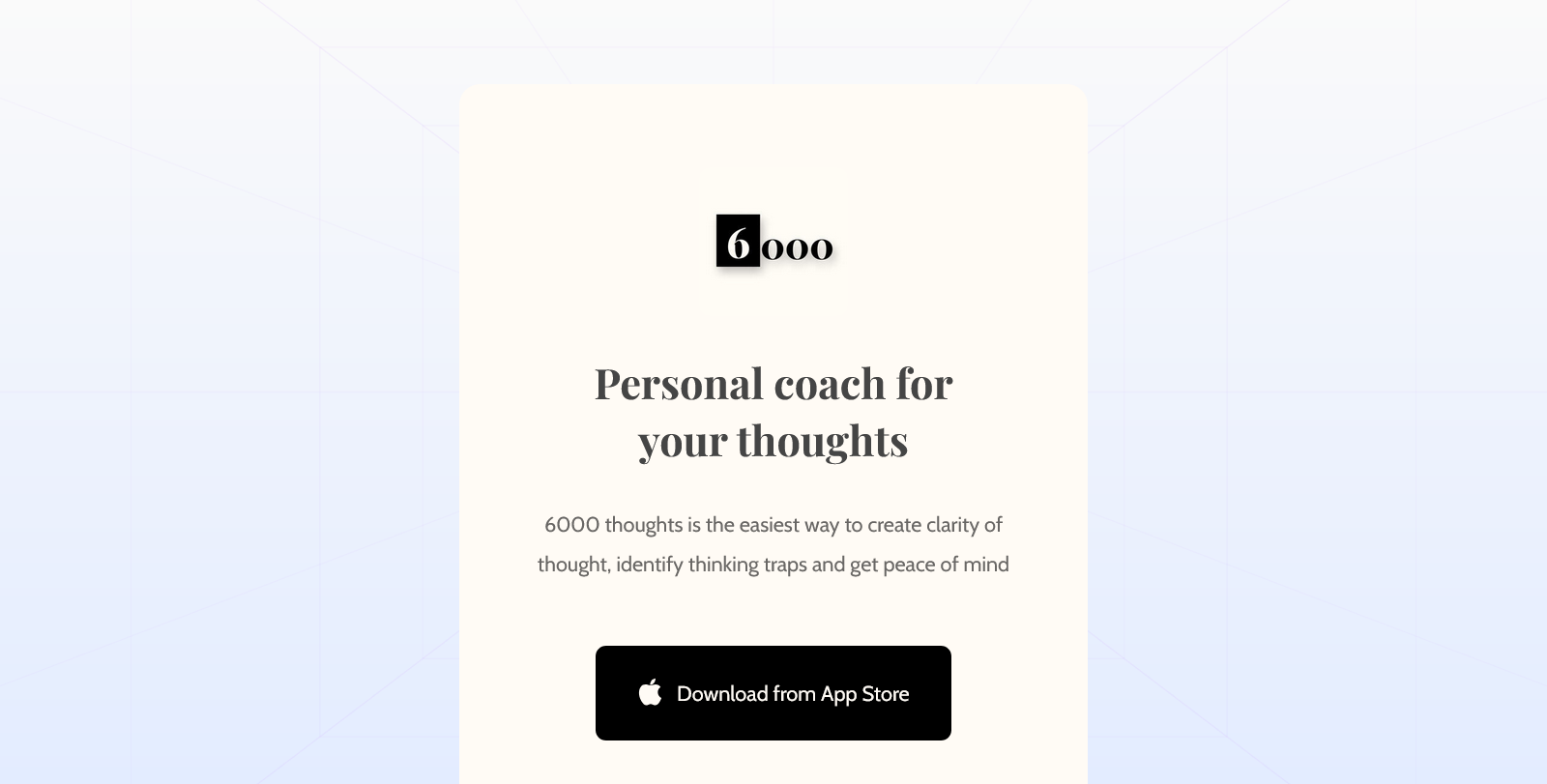 6000 Thoughts