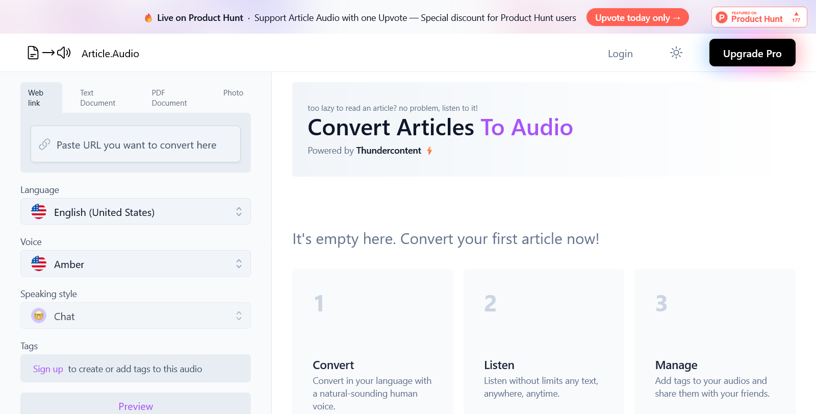 Article Audio