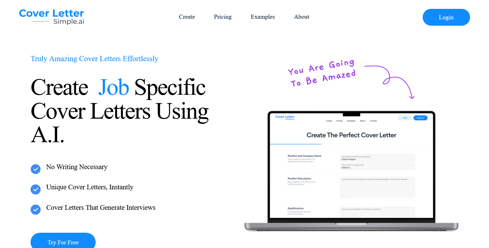 CoverLetterSimple.ai