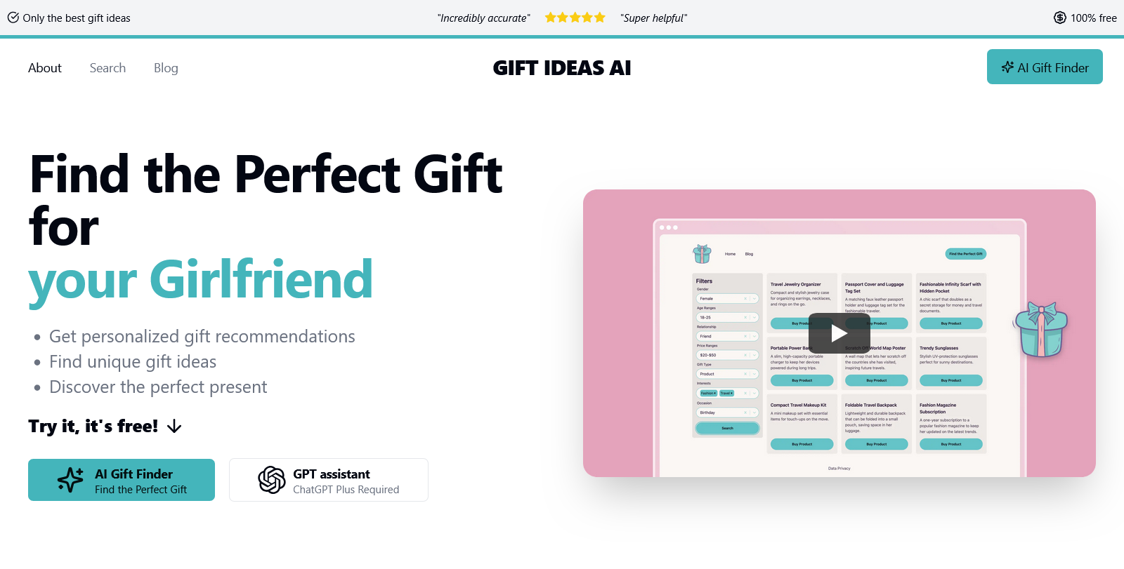 Gift Ideas AI