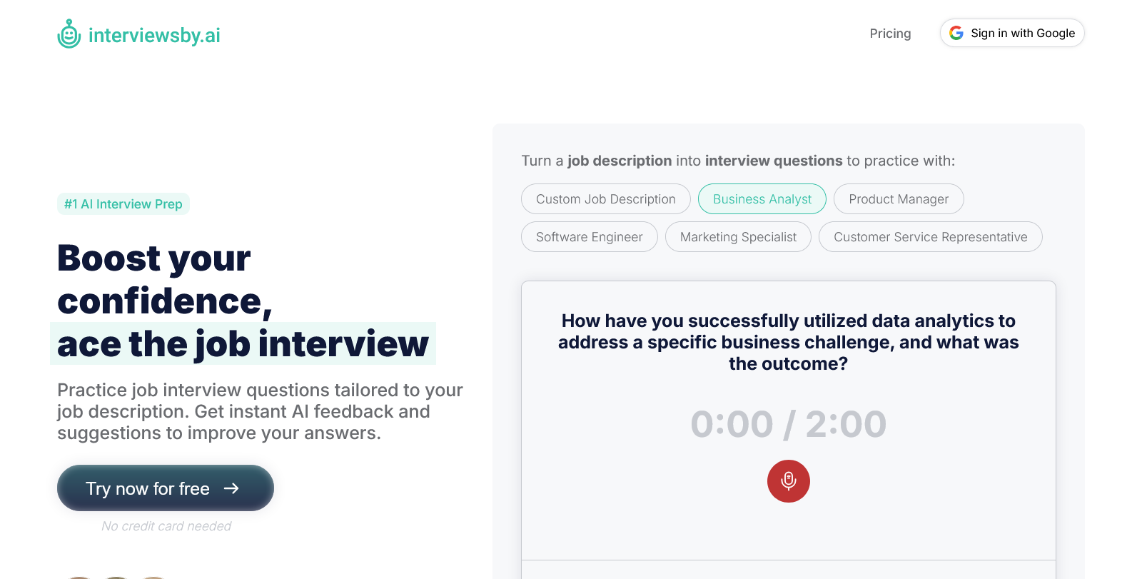 Interviews by AI