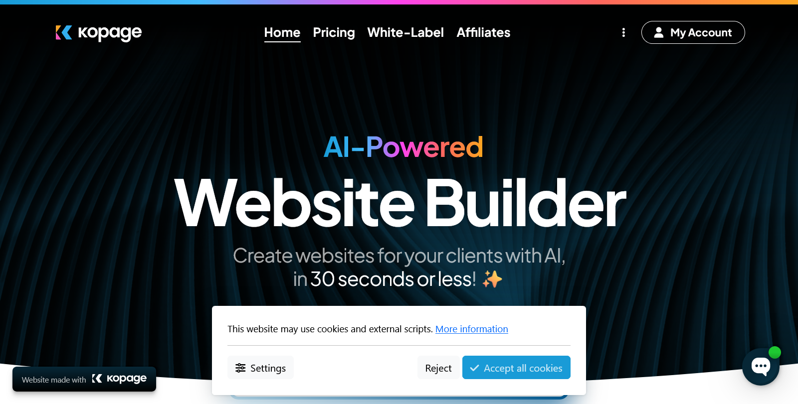 Kopage Website Studio