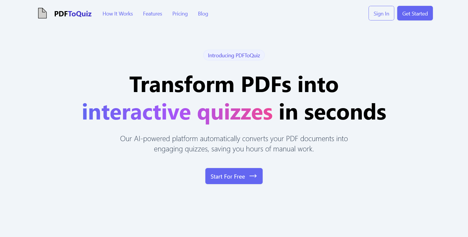 PDFToQuiz