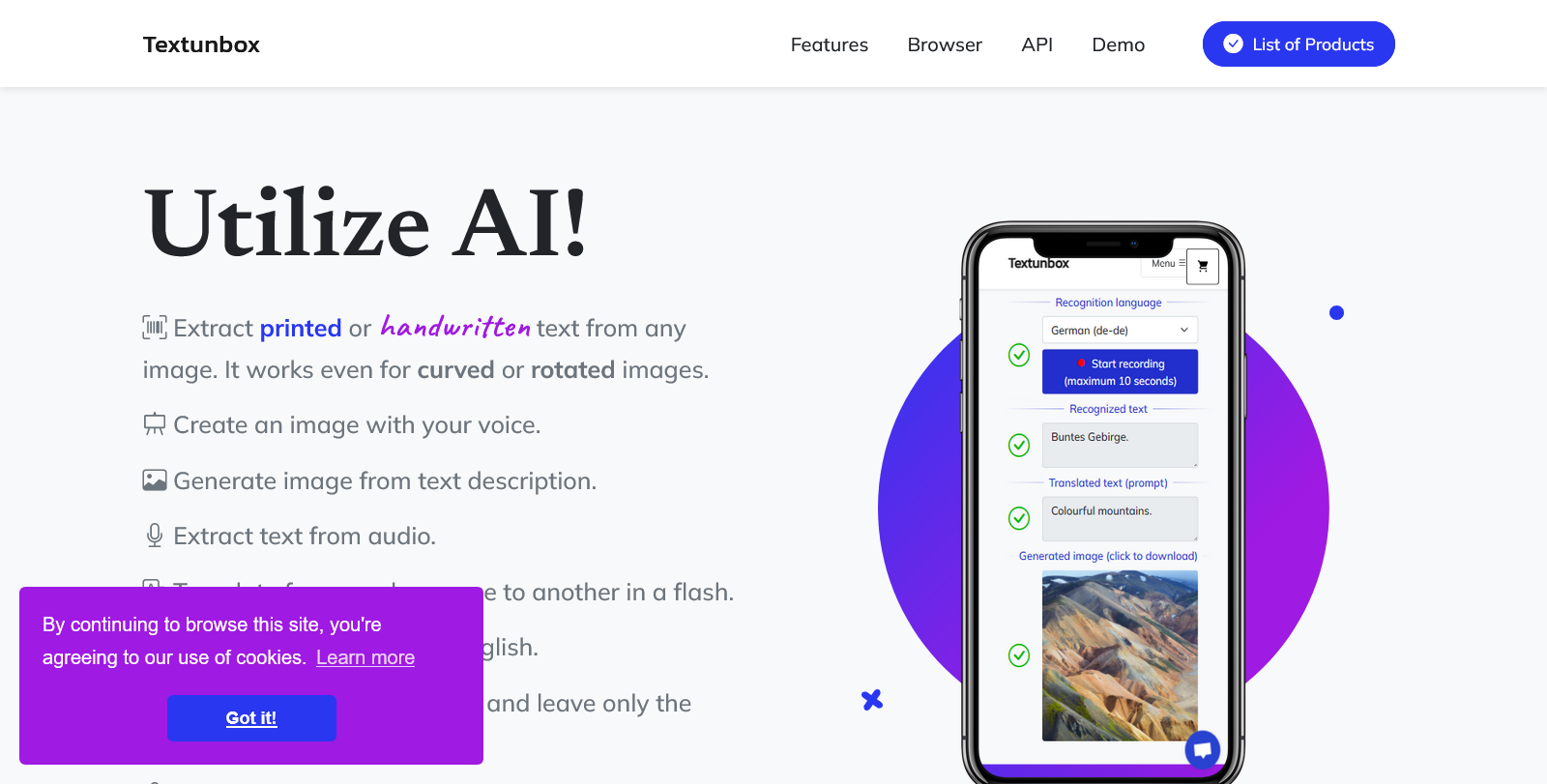 TextUnbox